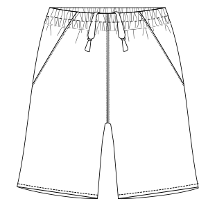 Moldes de confeccion para HOMBRES Shorts Bermudas football 2975